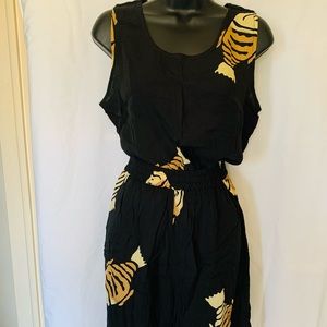 Vintage Sleeveless Shirt and Short Set, NWOT